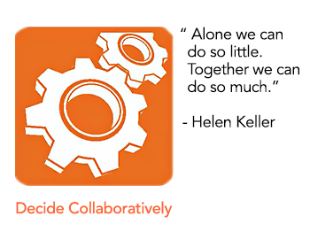 a poster that says " alone we can do so little together we can do so much "