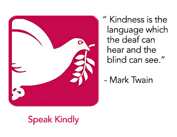 a poster with a dove and a quote from mark twain