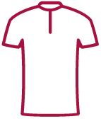a magenta t-shirt icon