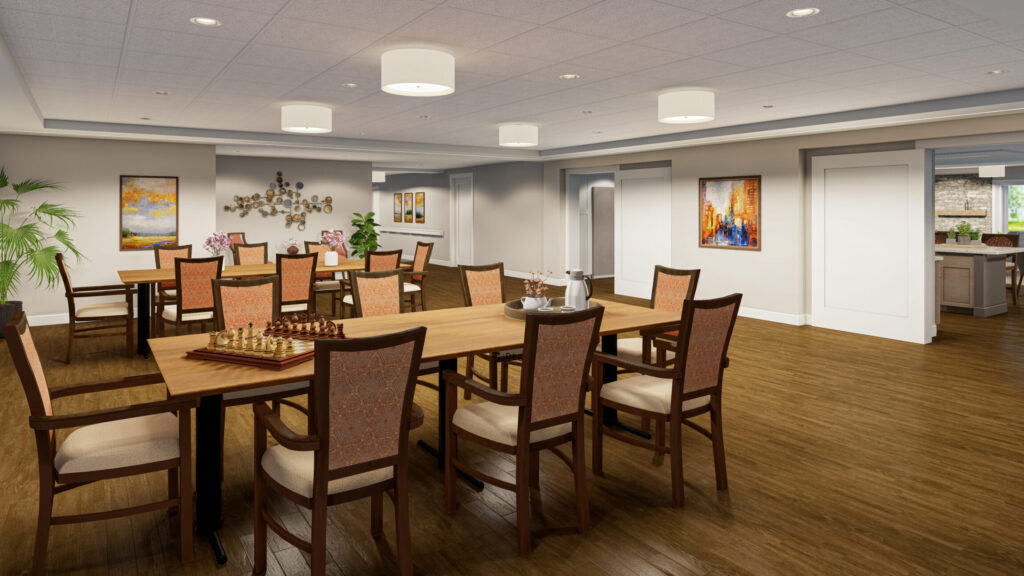 The activity room at Messiah Lifeways
